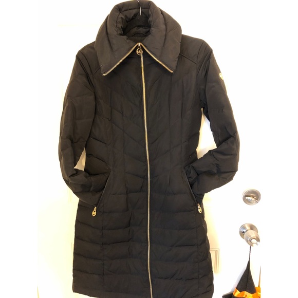 long slim puffer coat